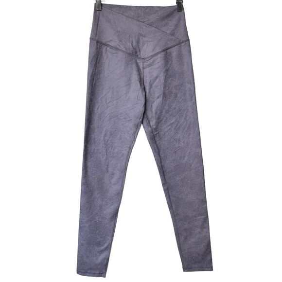 OFFLINE By Aerie The Hugger M Purple Crossover High‎ Waisted Crackle Legging - Picture 1 of 7